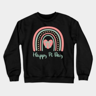 Happy pi day teachers clothing Crewneck Sweatshirt